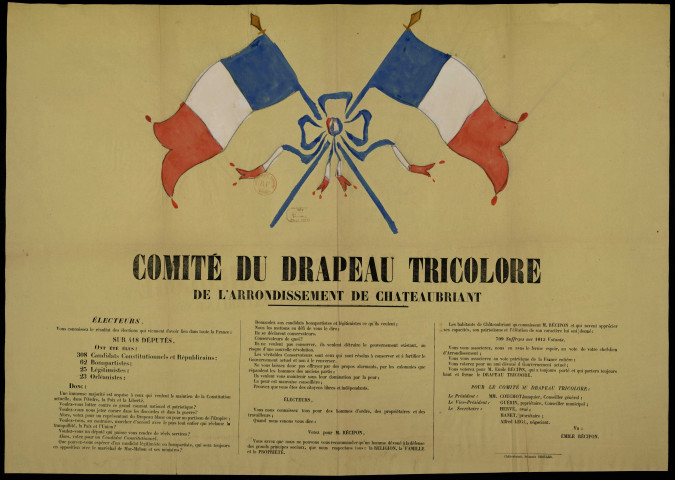 Comité du drapeau tricolore de l'arrondissement de Châteaubriant
