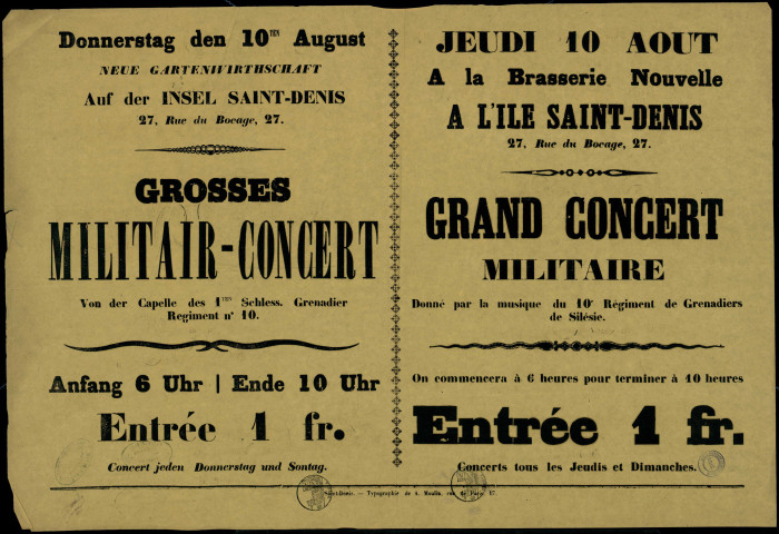 Grand concert militaire = Grosses Militair-Concert