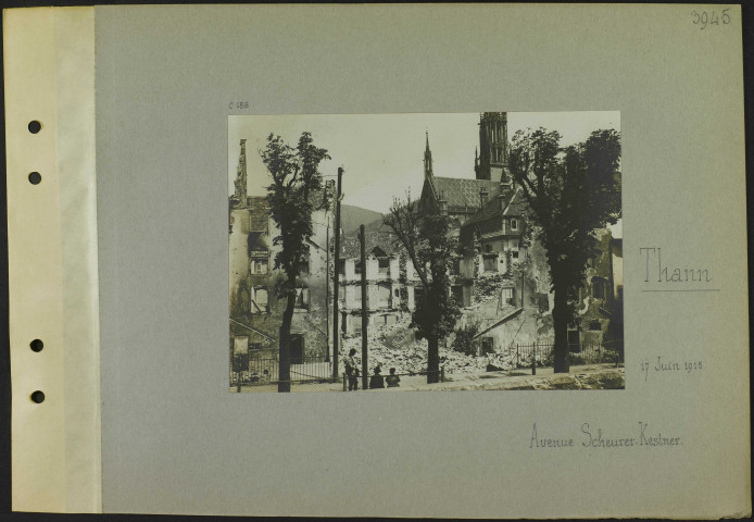 Thann. Avenue Scheurer-Kestner