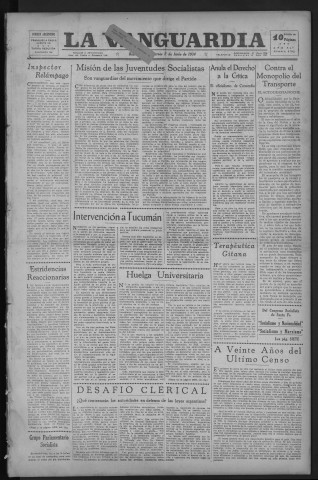 Juin 1934 - La Vanguardia