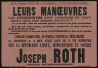 Leurs manœuvres : Joseph Roth