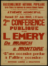 2ème conférence publique par L. Emery
