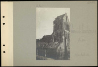 Verneuil-Courtonne. L'église bombardée
