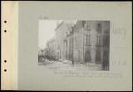 Nancy. Rue de la Pépinière. Dégâts causés par le bombardement par avions allemands dans la nuit du 11 au 12.8.18