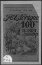 Historique du 100ème régiment d'infanterie