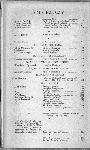 Kultura (1955, n°1(87) - n°12(98))  Sous-Titre : Szkice - Opowiadania - Sprawozdania  Autre titre : "La Culture". Revue mensuelle