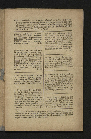 Mars 1914 - Bulletin officiel de la Ligue des Droits de l'Homme