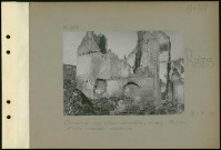 Reims. Ancienne rue Dieu-Lumière, numéro 162. Ruines d'une maison ancienne