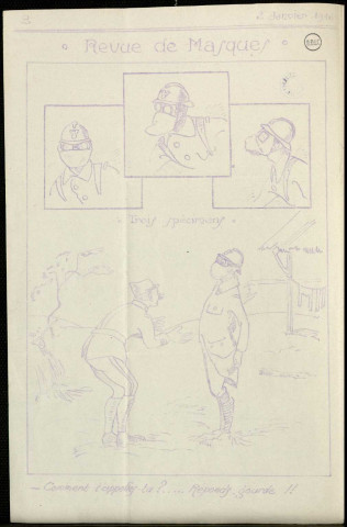La gazette des boyaux (1915-1916 : n°s 14-17), Sous-Titre : Organe de la 4e Cie du 124e de ligne